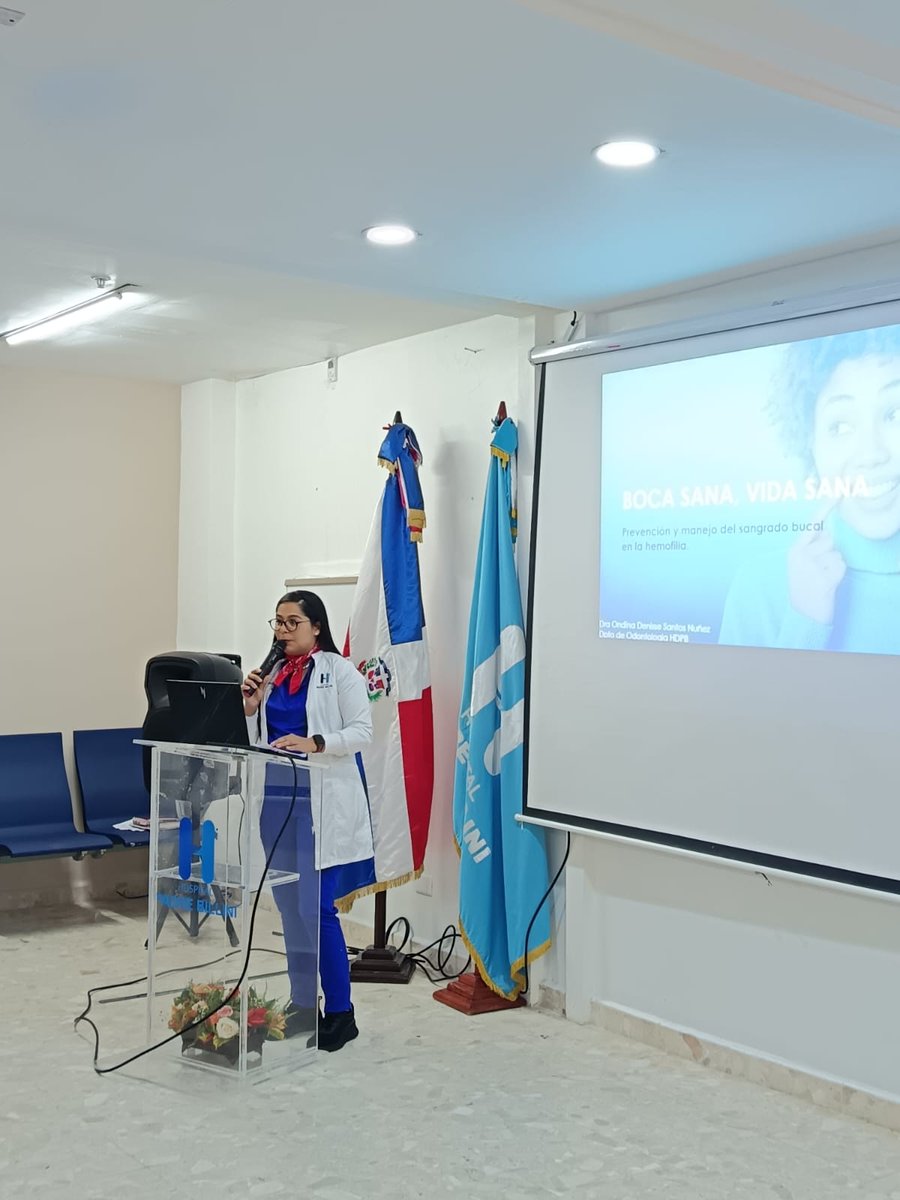 HDPBRD's tweet image. Hospital Padre Billini realiza conferencia por el Día Mundial de la Hemofilia.

#hospitalpadrebillini #diamundialdelahemofilia #promover #pacientes #calidaddevida