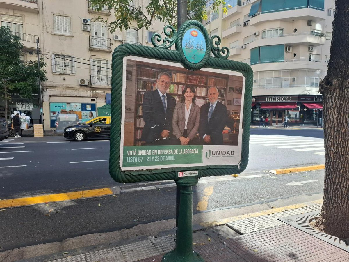 SilBia05's tweet photo. @GuillermoLipera @MarianoOses @garciaalej 📅 21 y 22 de abril
⏰️ 8 a 18h
📍#CPACF Corrientes 1441
La abogacía no es espectadora, es protagonista

Nos unimos por una abogacía con la experiencia de Ricardo Gil Lavedra y el hito de una Presidenta mujer q liderará nuestro futuro @garciaalej 
#EleccionesCPACF #ListaUnidad https://t.co/FuLpgpPv6F