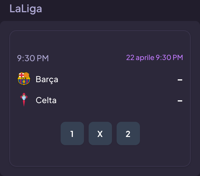Fanta_schedina's tweet image. La Liga in campo stasera! 🤩 Tre big match: Elche-Atleti, Real Sociedad-Getafe e il Barça contro il Celta! Chi vincerà? 🏆⚽ 
Invia i tuoi pronostici su Fantaschedina 🔮
#Calcio #Pronostico #Pronostici #Fantaschedina #LaLiga