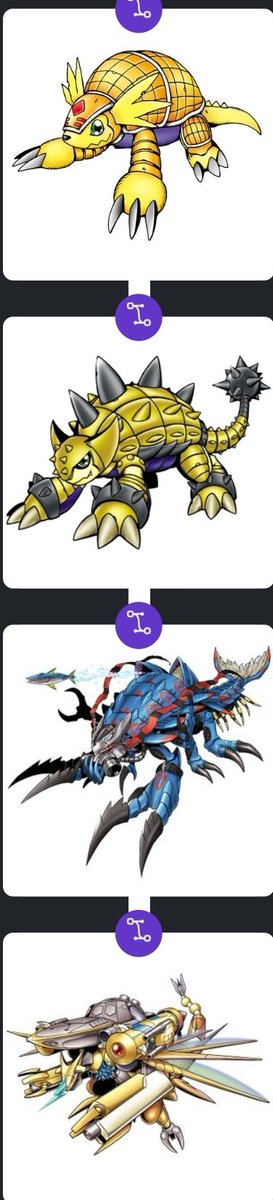 VolticHalberd's tweet photo. @pumpketo I really like Gusokumon as it brings together the themes from Digmon and Submarimon while keeping the large armored shell of the line. And then Aegisdramon being a golden All Terrain beast caps it off nicely imo https://t.co/qsloSfkz2A