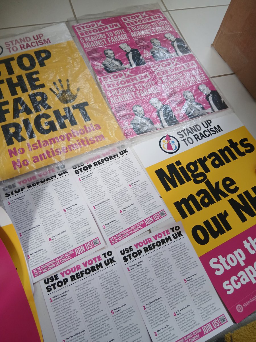 mertonsutr's tweet photo. Anti Reform stall ready
18th April
11am
Wimbledon
Do NOT vote Reform UK.
@AntiRacismDay @SLSUTR @mertonfop https://t.co/GgtLg1l22r