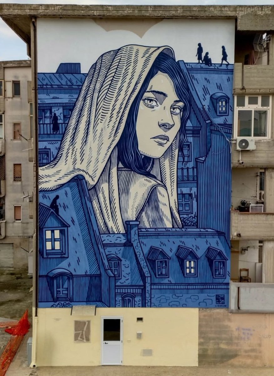 nouatre's tweet image. #streetart. #urbanart. #mural 
By : Lidia Cao