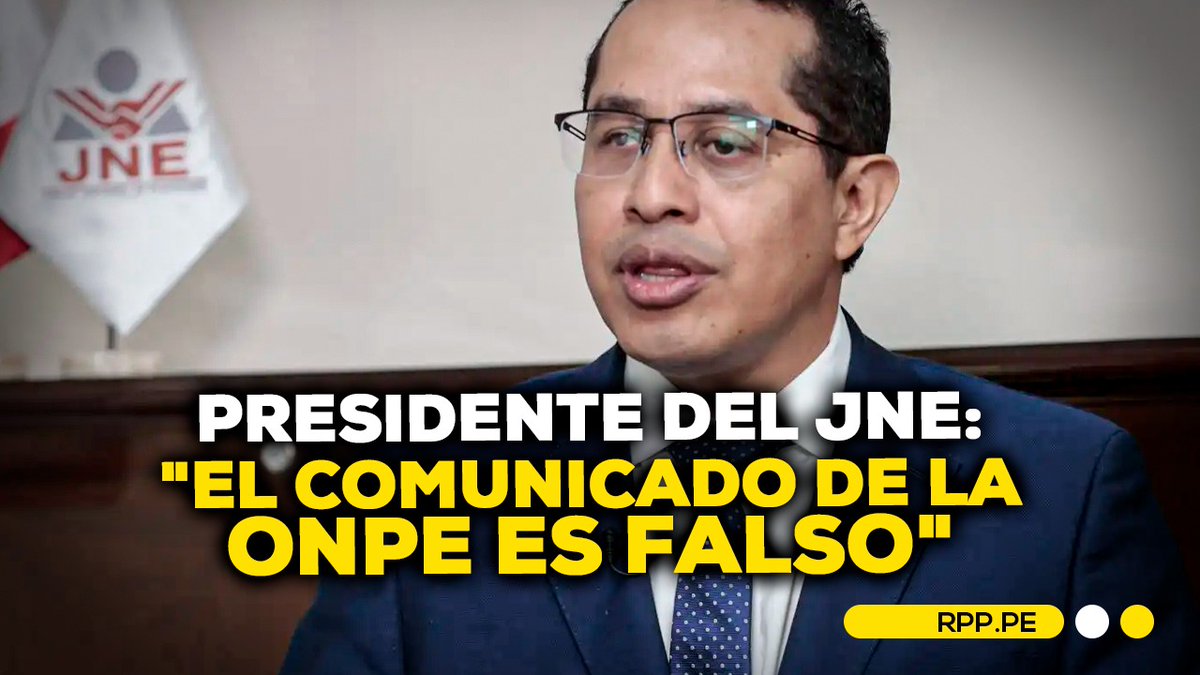 🔴 Roberto Burneo, presidente del JNE, señaló ante la Comisión de Fiscalización del Congreso, que respecto a las cajas con material electoral halladas "no hubo un fiscalizador acompañando ni tampoco un efectivo policial".

👉 youtu.be/k39_uVss5ss