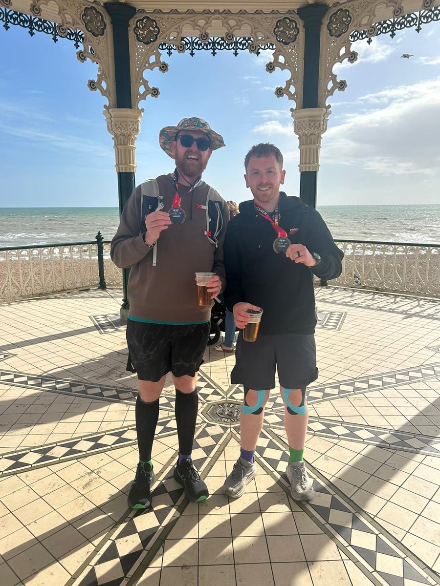EBEC2019's tweet photo. Good evening friends, 

We just wanted to share how proud we are of Aaron and Rhydian who successfully ran the Brighton marathon on Sunday and raised an incredible amount of money for EBEC! We are so grateful for your contribution and your incredible effort 🏃🥰✨ https://t.co/MJylZR4T2K