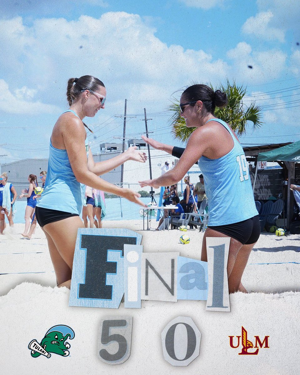 Tulane Beach Volleyball tweet media