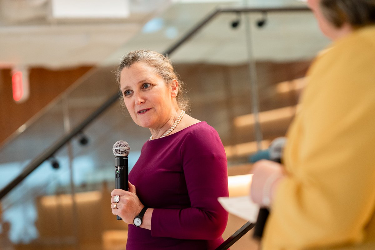 Chrystia Freeland tweet media