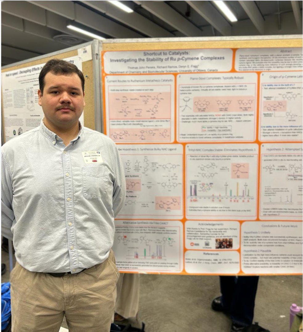Fogglab's tweet photo. Congratulations to our two stellar Honour’s students Thomas Pereira and Fatima Khan on a successful poster presentation day! https://t.co/C69BnSBHBF
