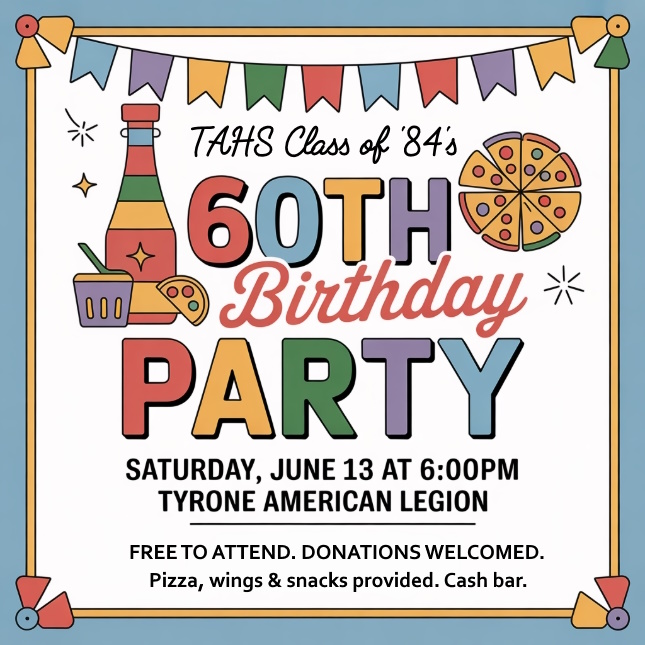 tahs84's tweet photo. 🥳 The TAHS Class of 1984 alumni is celebrating turning 60 years old this year. https://t.co/o2ixttjOeO