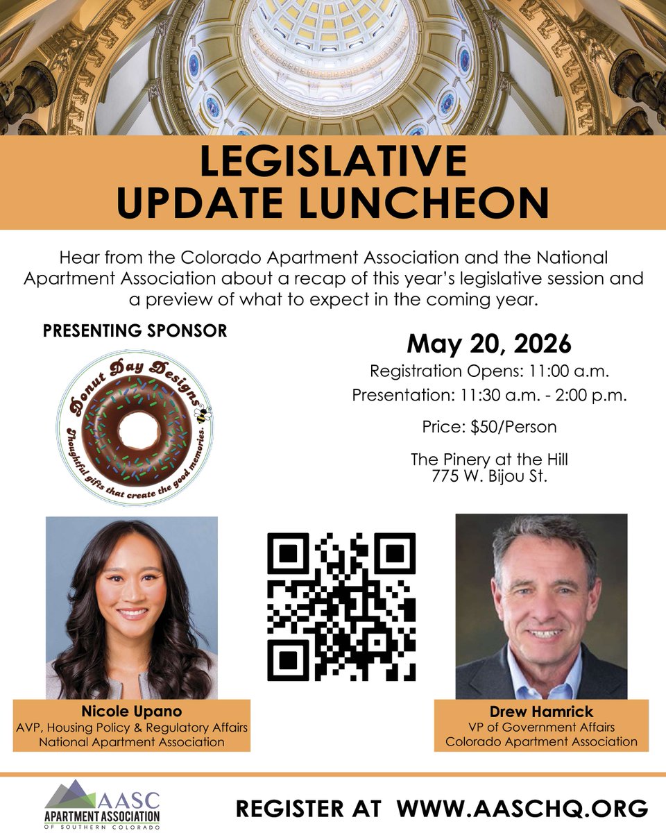 AASChq's tweet photo. Stay informed. Stay prepared.

Join AASC’s Legislative Update Luncheon on May 20 for key insights from CAA and NAA on this year’s session and what’s ahead.

Register: https://t.co/NPqQgh4IZG https://t.co/Nidjt062p2