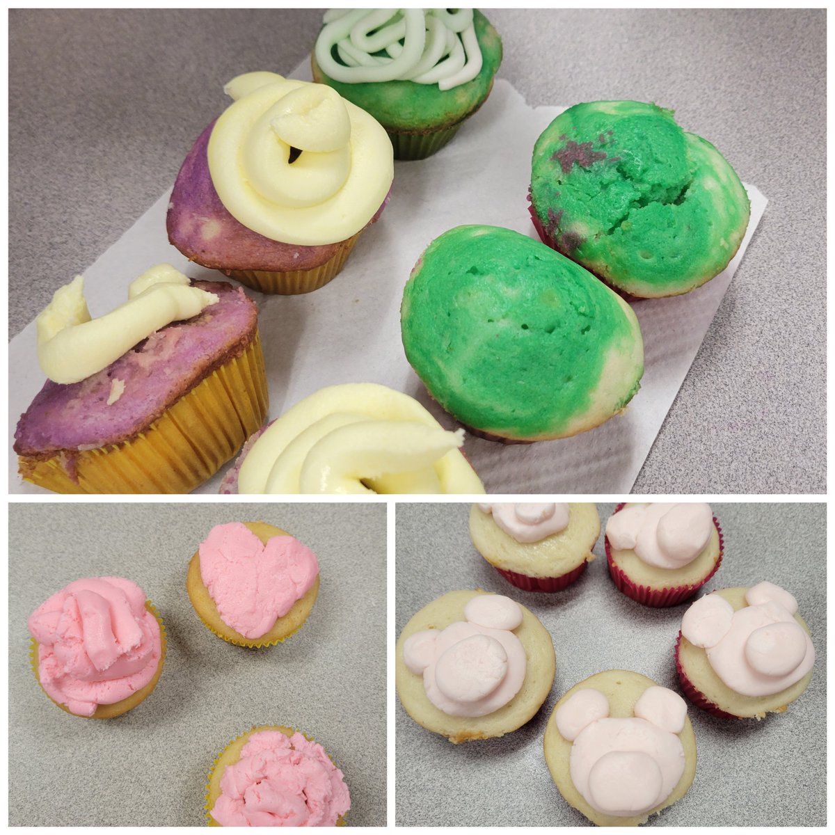 Anderson_FCS's tweet image. We experimented a little with baking today.  For their first attempt, I think they LOOK great and TASTE even better! #CookingClass #SweetTreat #AHSisFamily
