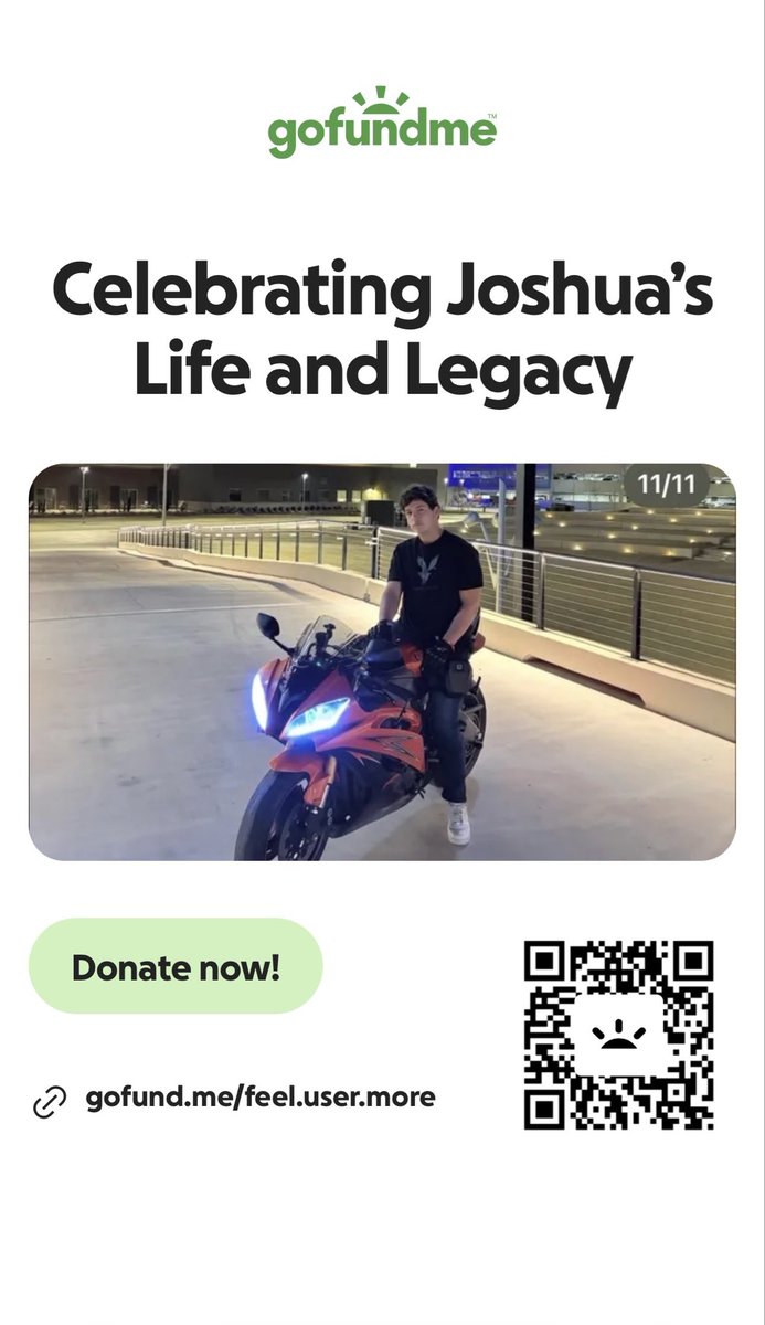 Talon_W's tweet photo. Saw my baby brother for the first time since his accident yesterday. Still doesn’t seem real. I never thought 19 years is all we had 💔. You’re burning rubber on heavens road now Joshie. Please if you can help or share this message it would mean the world. https://t.co/Qgn6Fd1xOs https://t.co/U1NMOjZulg
