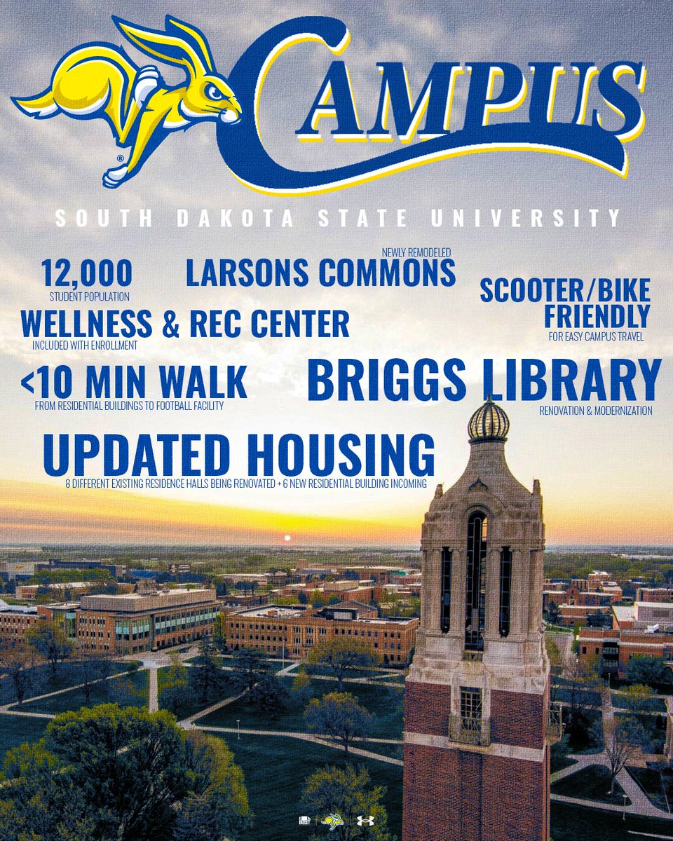 Elite campus.
Elite program.
Come be part of it.
#JacksOnSe27ion #GoJacks🐰🏈