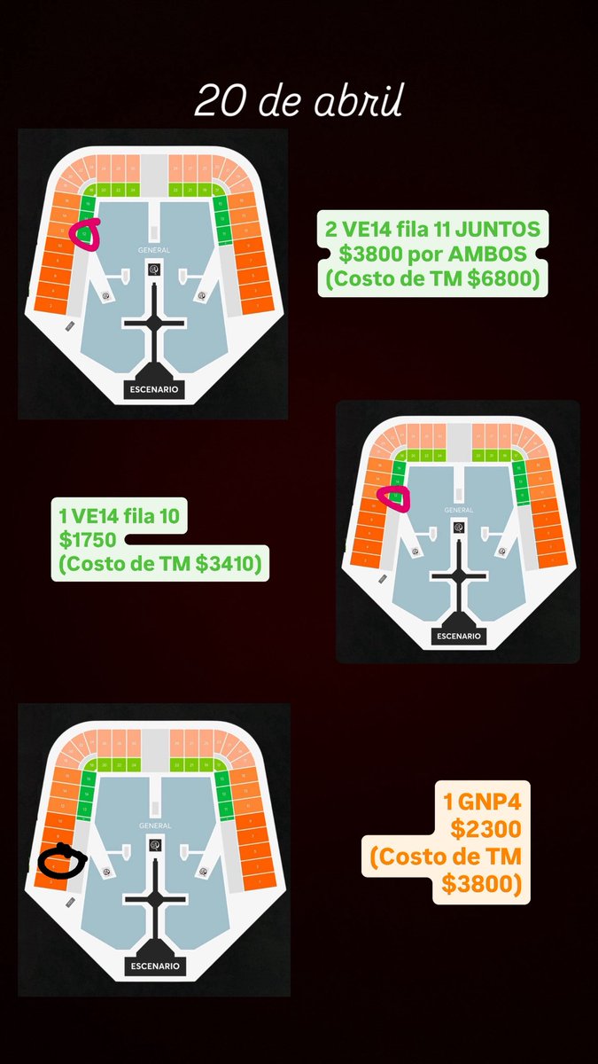 HeyMarcooo_'s tweet image. ULTIMOS PARA #THEWEEKND, LAS 3 FECHAS‼️‼️
MUCHISIMO MÁS BARATOS QUE TICKETMASTER👀👀

SOLO ENTREGA PERSONAL EN CDMX ✅

NADA DE DEPOSITOS ✅
NADA DE ANTICIPOS ✅

#afterhours #boletos #CDMX #theweeknd
