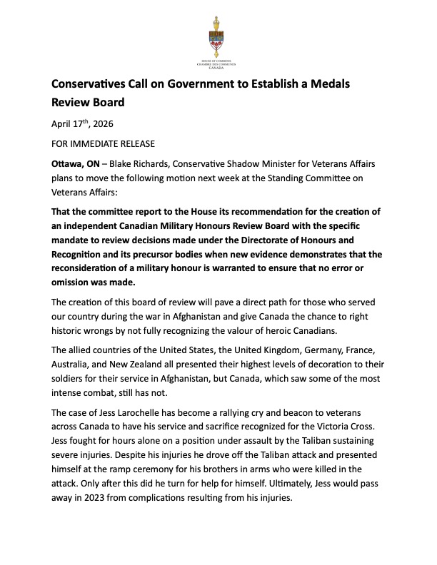 🇨🇦 Blake Richards 🇨🇦 tweet media