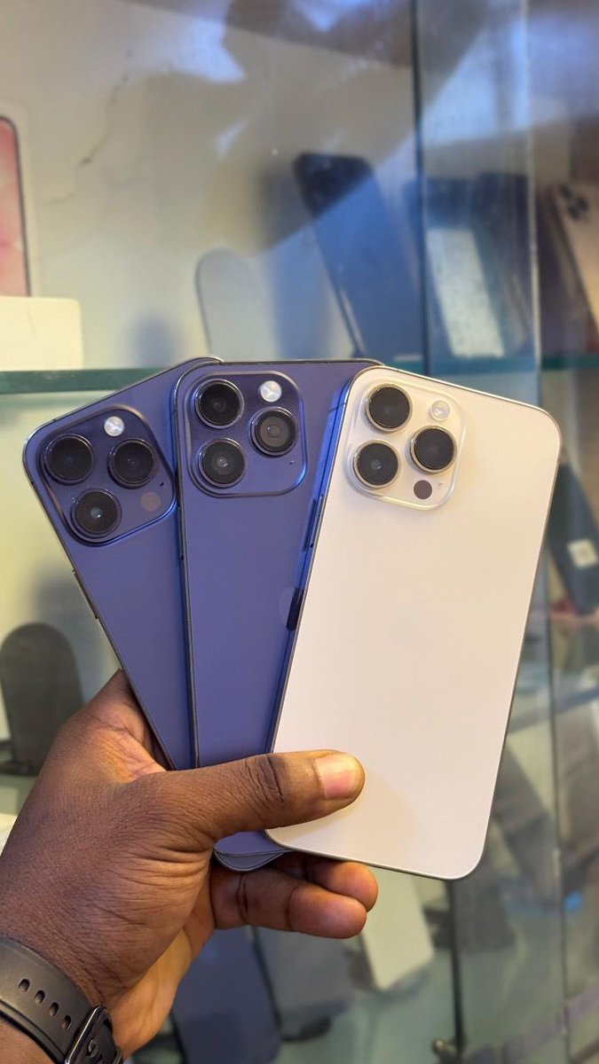 iPhone 14 Pro Max!!!
Physical plus eSIM
128gb | N800,000
256gb | N840,000

Send a DM to order yours 🚀🚀🚀