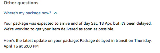 V_RagingRedneck's tweet photo. @AmazonHelp  How does it go from saying my order is arriving the next day to lying and saying it was a 3 day when it still says it's a 2 day order with prime. I've already missed one stream waiting, today makes 2, tomorrow may be 3. Gee thanks https://t.co/W15FXSf9OY