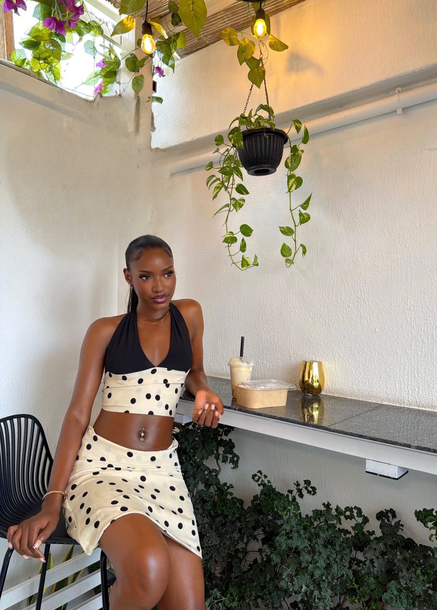 iluvadey's tweet photo. the Monroe halter-neck top and midi skirt by Lumilana ✨ https://t.co/3WCu26NqVP