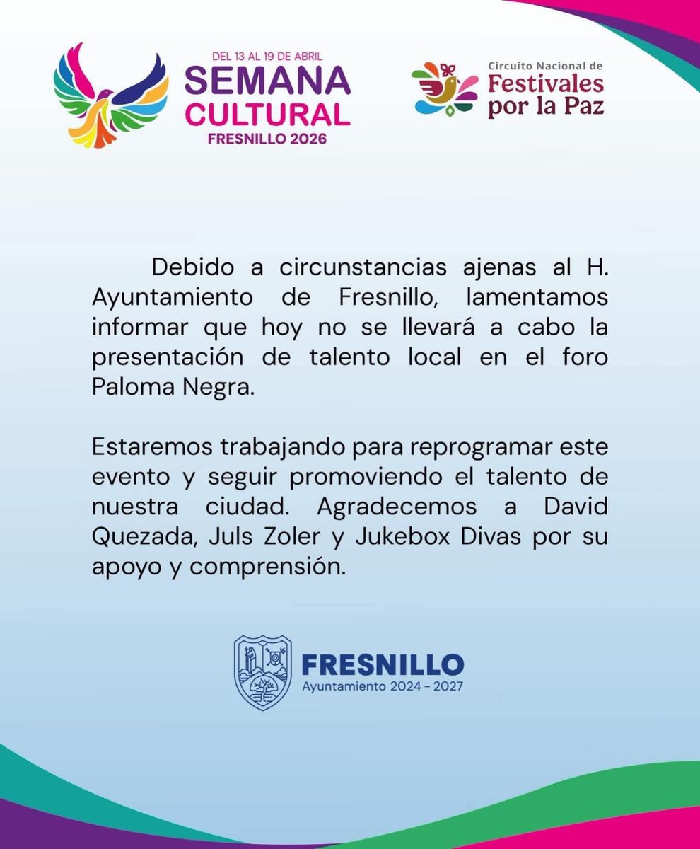 Área Informativa tweet media