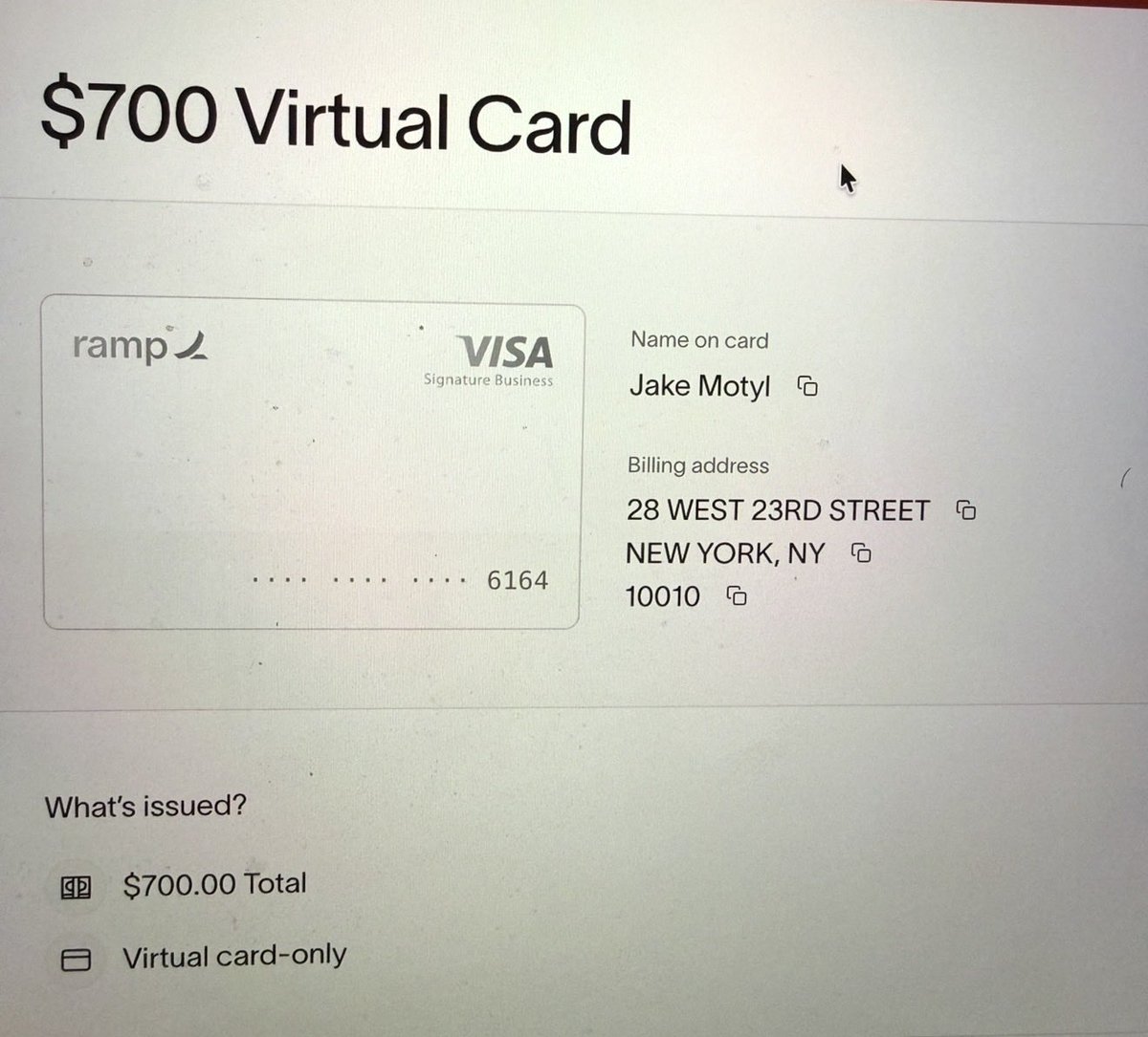 jakewilliammo's tweet photo. Holy f*ck they actually followed through

10 minute call, $700 card for free

WTF https://t.co/yGwC68lO2l