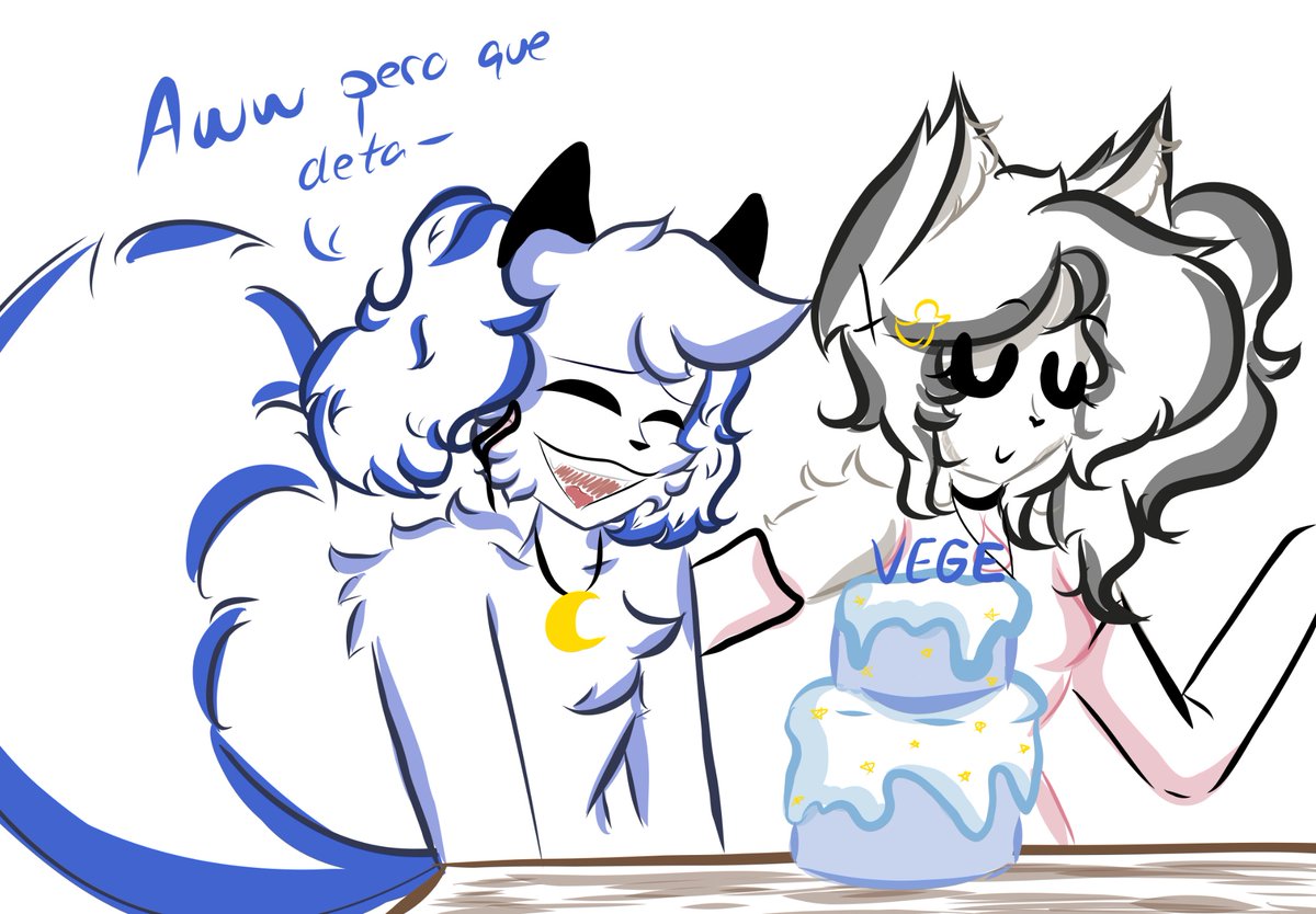 StolasYT's tweet image. @vegezilla 
Perdón la tardanza es que me sobreexplotan en las tareas TwT..
Weno, le deseo un año fabuloso con mucha suerte 🍀 
Se le quiere mucho ^^ 
*abacho*
(Sip, me daban ganas de estamparle una tarta xD Owo)
Felicidadessss 
#Regalo #StolasYT