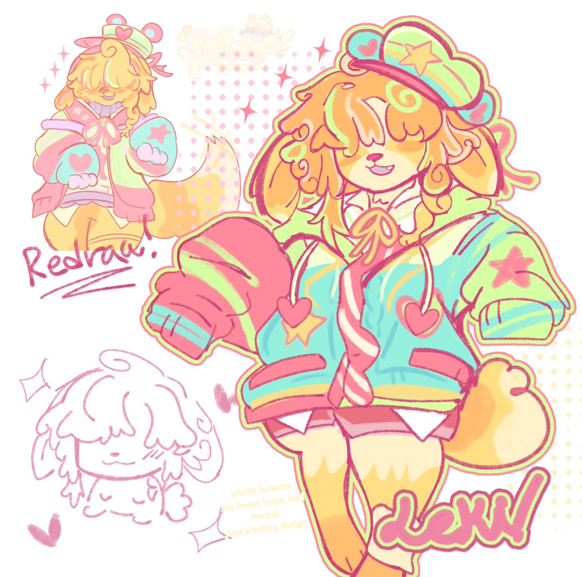 tosmicc's tweet image. [ #fursona / #furry / #furryoc ]
You laugh you go banish to the fursona land 

filler this is my fursona oc !