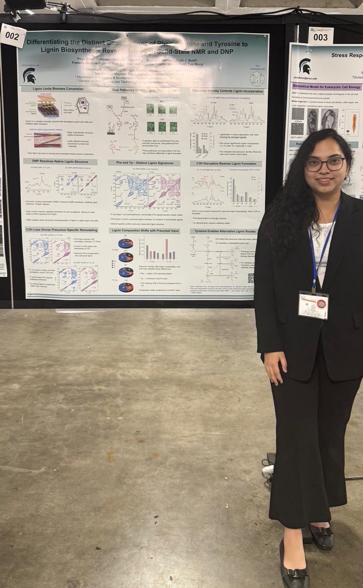 TuoWangLab's tweet photo. Ankur, Anand, Priya and Isha at ENC! Learning about the recent breakthroughs of our NMR community and catching up with friends! https://t.co/kpg9bFltil