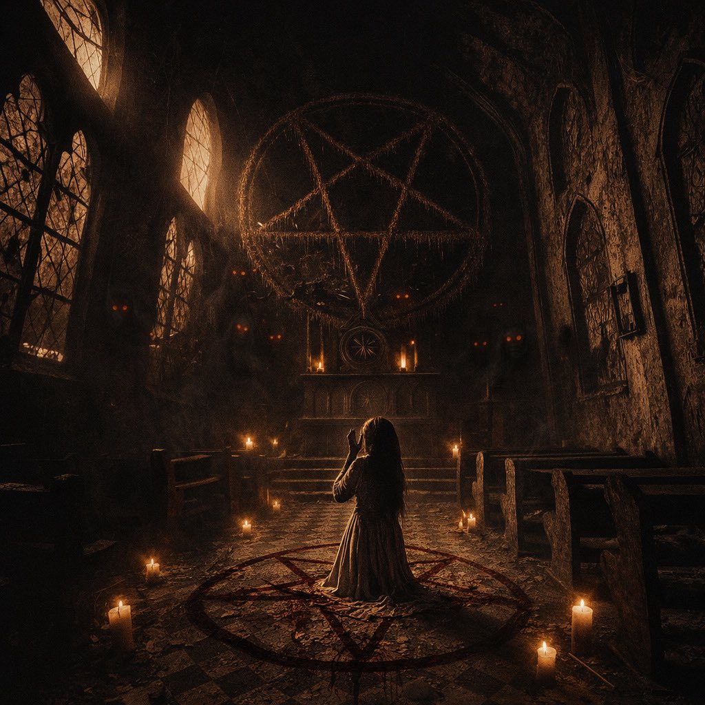 AIHorrorStory_'s tweet image. Darkness 🖤🖤🖤 #dark #darkness #satanism