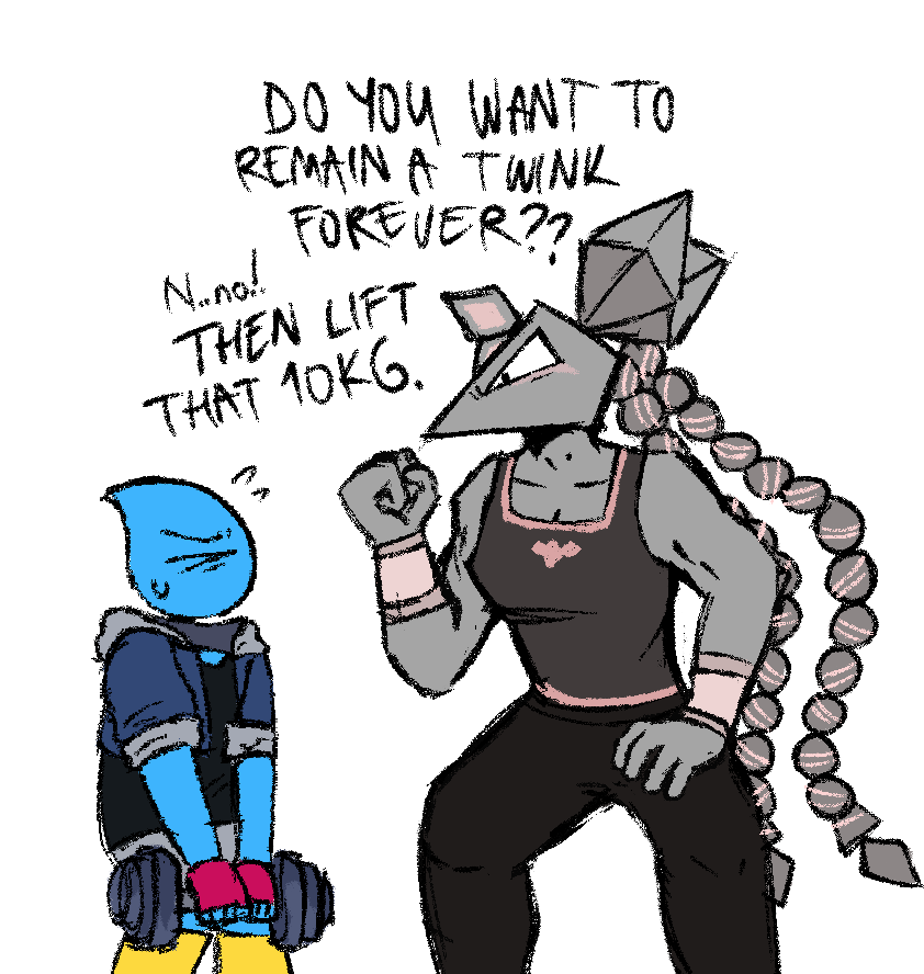 stuwriefan's tweet image. 🥹🥹🥹 I like to think he'd avoid Penny and Rhymba because they make him work out very sad story 😢😢 
@ShawtieMan
 hope you like this gang ✌️🥹 #puzzle