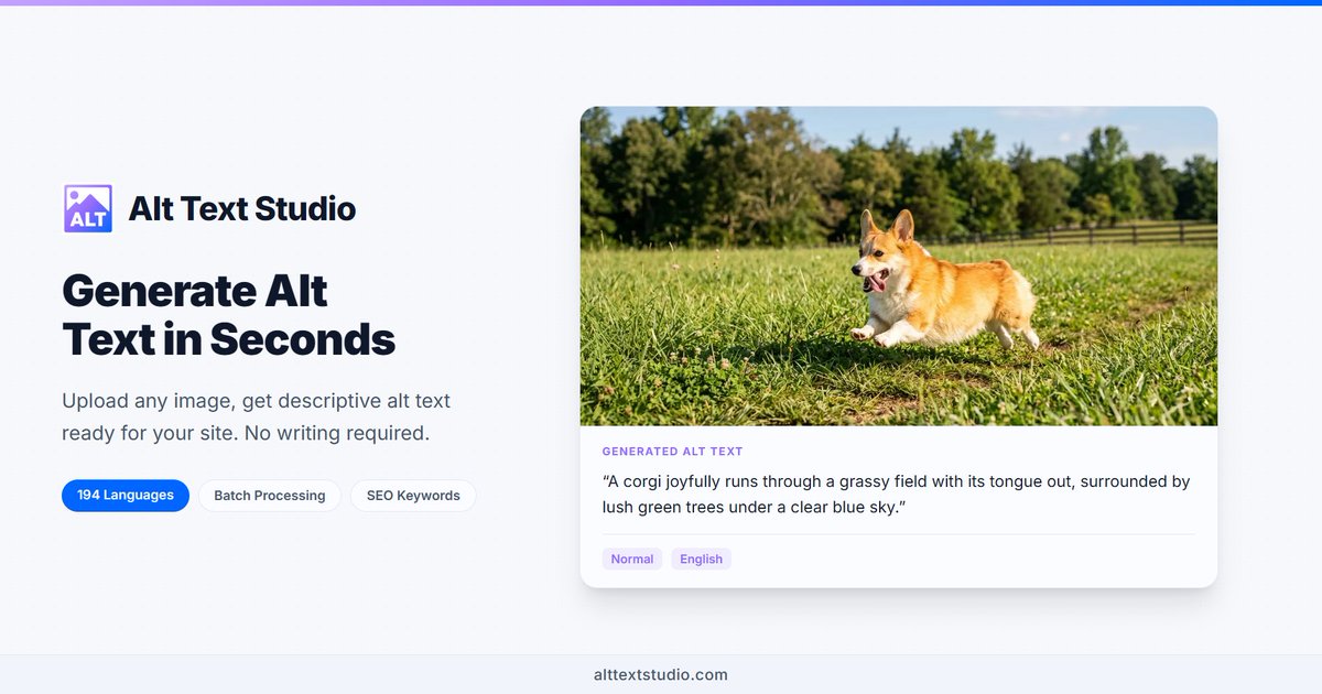 AltTextStudio tweet picture