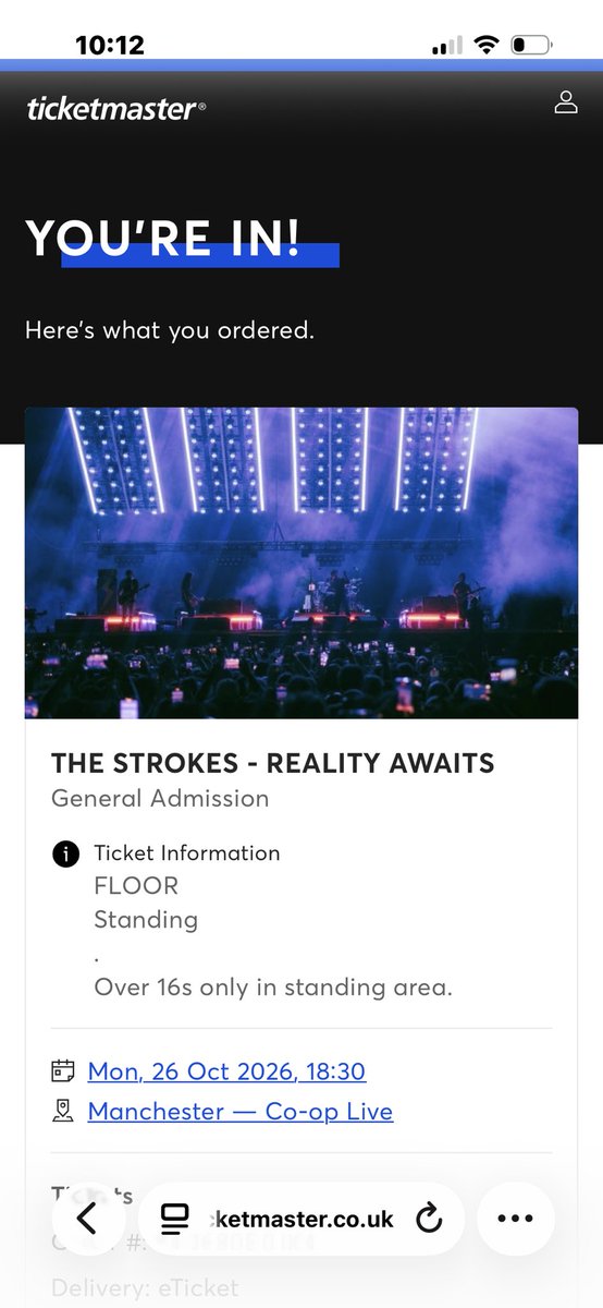 Natalie_Anne29's tweet photo. It’s finally happening!! 🙌🏻 #thestrokes https://t.co/SpI9qLUTLr