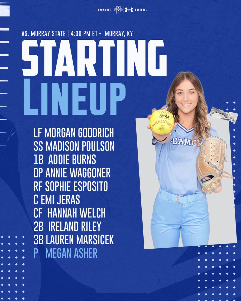IndStSoftball's tweet photo. Starters for game 2️⃣!

#MarchOn https://t.co/paOAp2AbZD