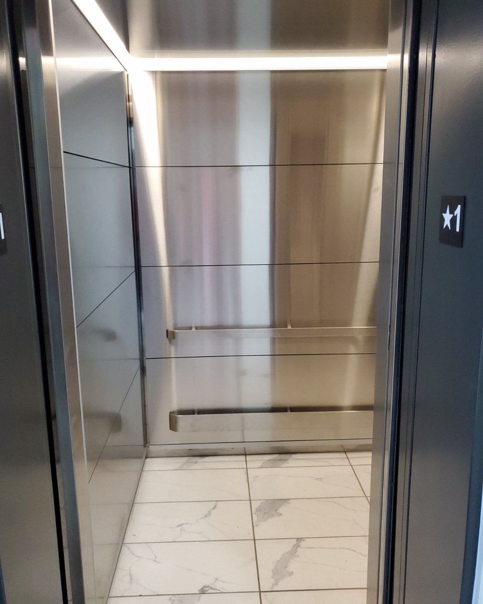 BagbyElevator's tweet image. The cosmetics of your elevator weigh heavily in the mind of riding public. If the cab is dimly lit and visibly aged and worn down, the rider is more likely to question the soundness of your elevator system as a whole.

#BagbyElevator #elevator #goingup