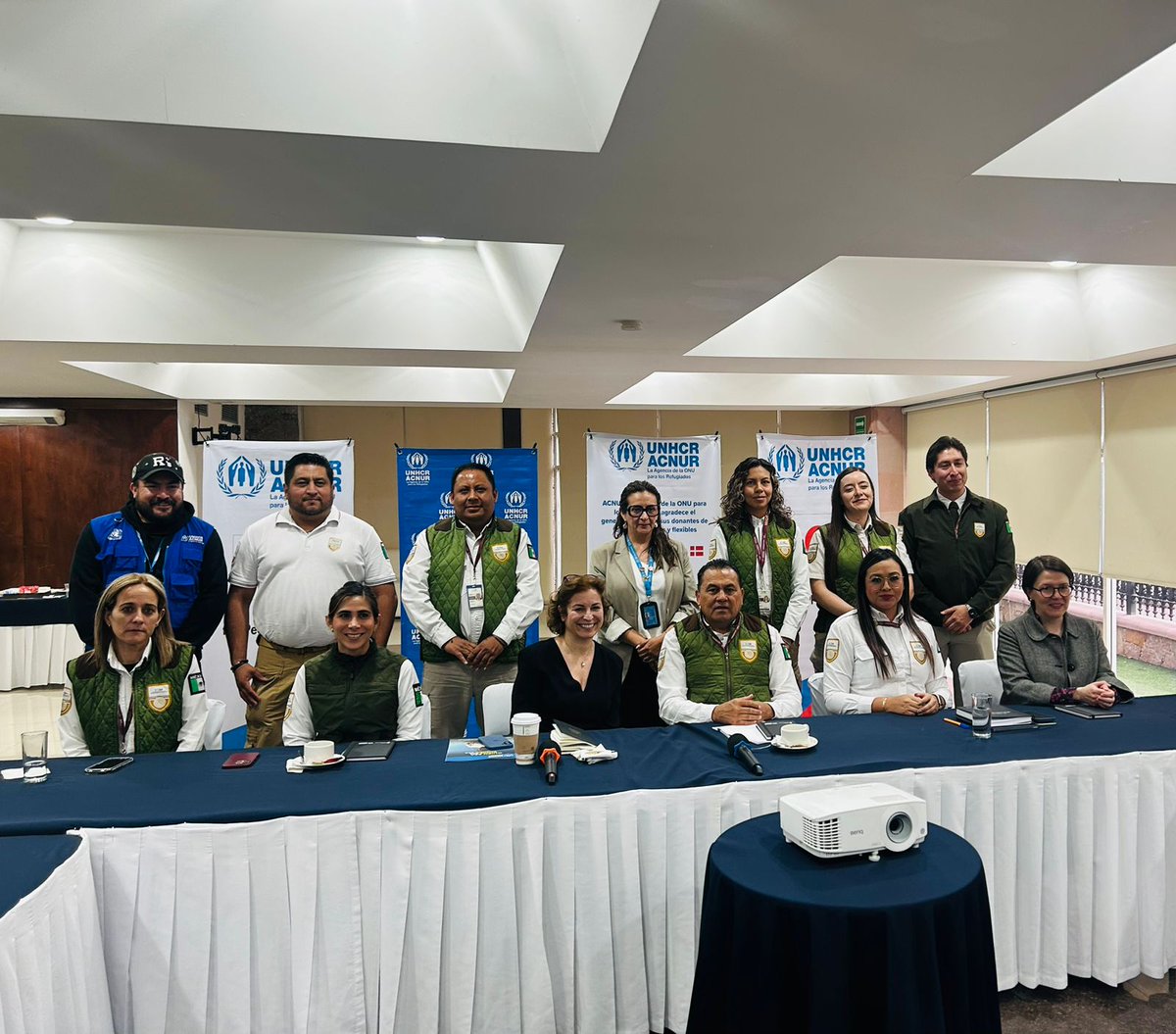 INAMI_mx's tweet image. ¡Trabajamos de la mano con @AcnurMexico por las personas en contexto de movilidad en México! 🤝

La Oficina de Representación del #INMAguascalientes, participó en una reunión con la representante en México de #ACNUR, @chiaraUNHCR. Encuentro que también reunió a las