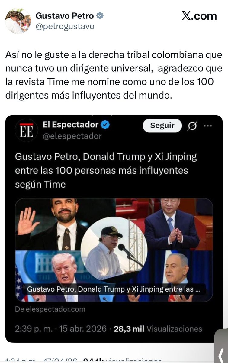 María Fernanda Cabal tweet media