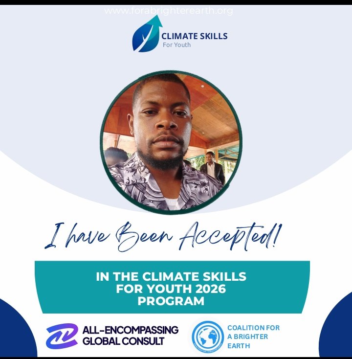 Climate change is one of the most pressing challenges of our time, and the solutions lie in the hands of proactive, skilled, and motivated young leaders. 

Excited to join <a href="/Resilient_40/">The Resilient40</a> for the Climate Skills Youth Program 2026. Ready to learn!  #YouthLeadership