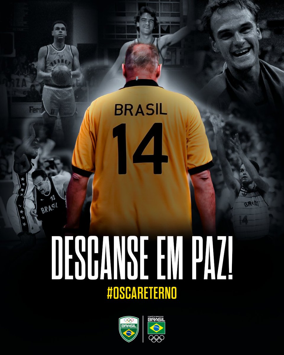 Uma lenda do basquete se despede, mas seu legado permanece em nossos corações. 

Oscar Schmidt será sempre lembrado por sua grandeza dentro e fora das quadras.

Descanse em paz, Mão Santa! #OscarEterno
