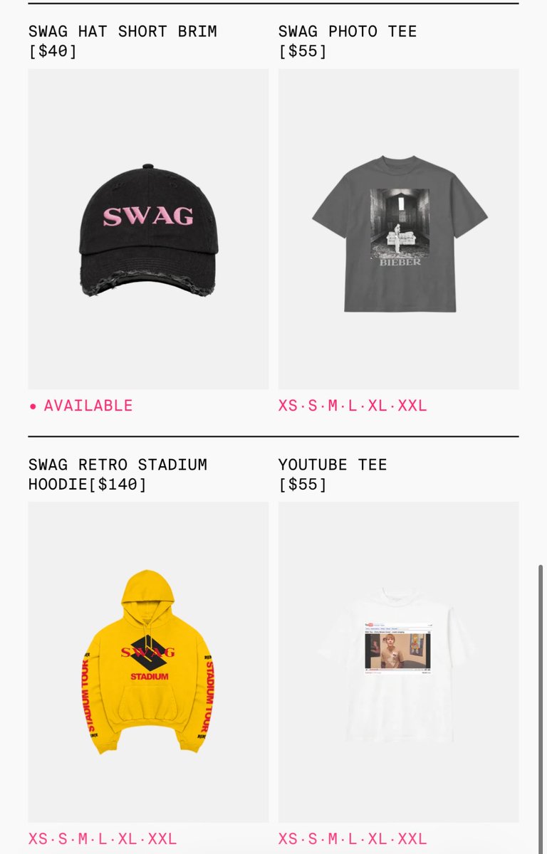 JBCrewdotcom's tweet photo. Justin Bieber’s merch for the Coachella Festival is now available!

🔗: https://t.co/tiTER2iUiu https://t.co/8oAaDFls3g