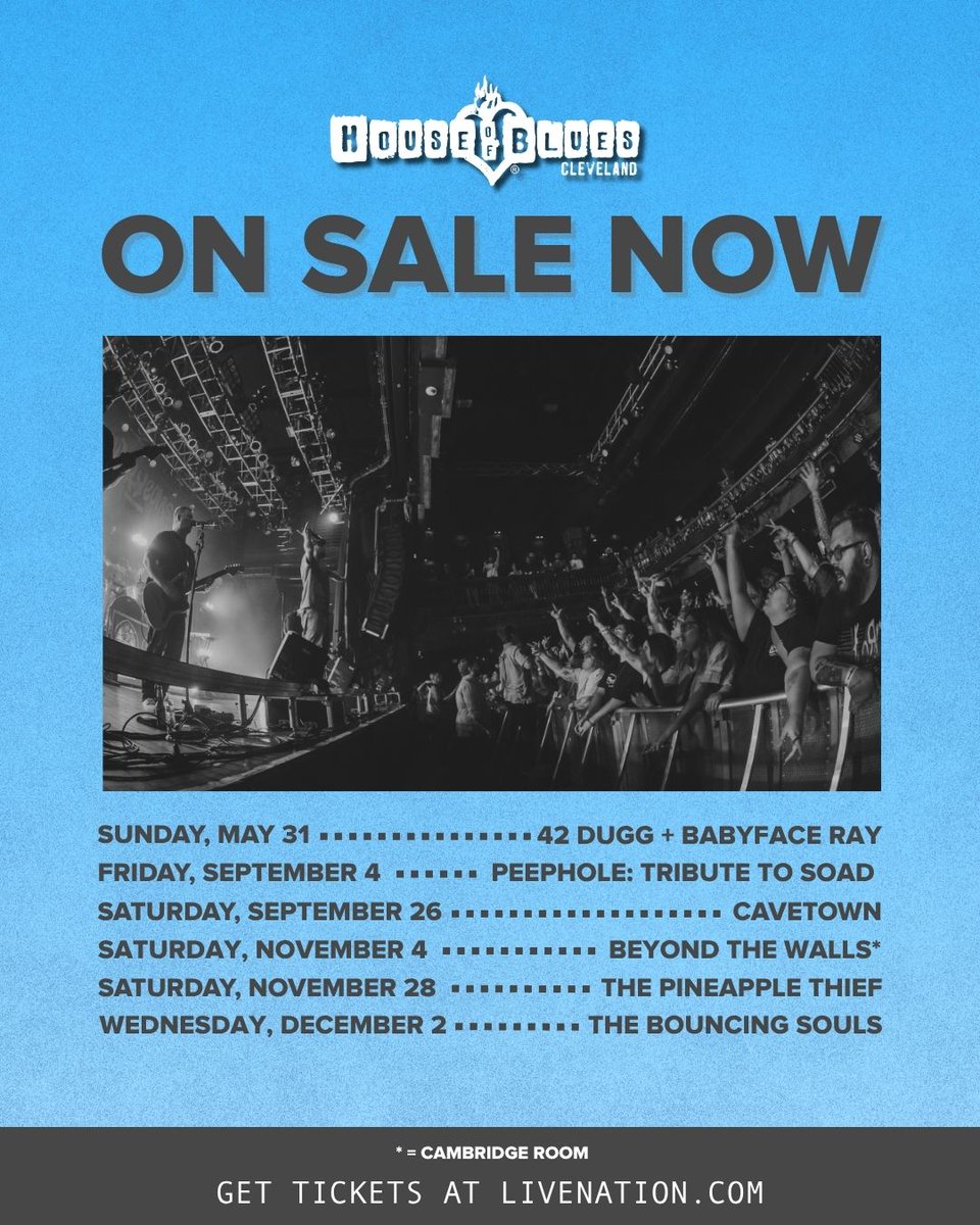 House of Blues Cleveland tweet media