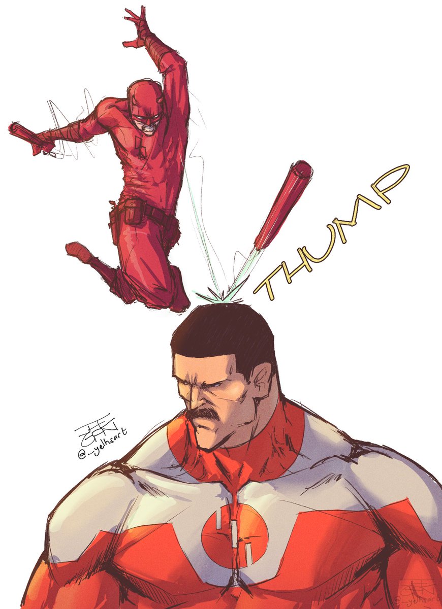 mf aint getting in hells kitchen
#thragg #daredevil #invincible