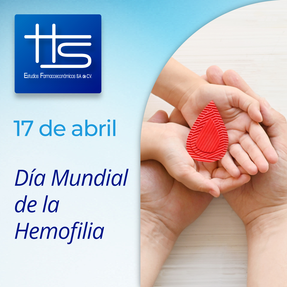 EstudiosHs's tweet photo. Hoy 17 de abril, conmemoramos el Día Mundial de la Hemofilia
Una fecha para crear conciencia sobre este trastorno hereditario que afecta la coagulación de la sangre y recordar la importancia del diagnóstico oportuno y el acceso a tratamiento. #DíaMundialDeLaHemofilia https://t.co/wPkw2lqfsm