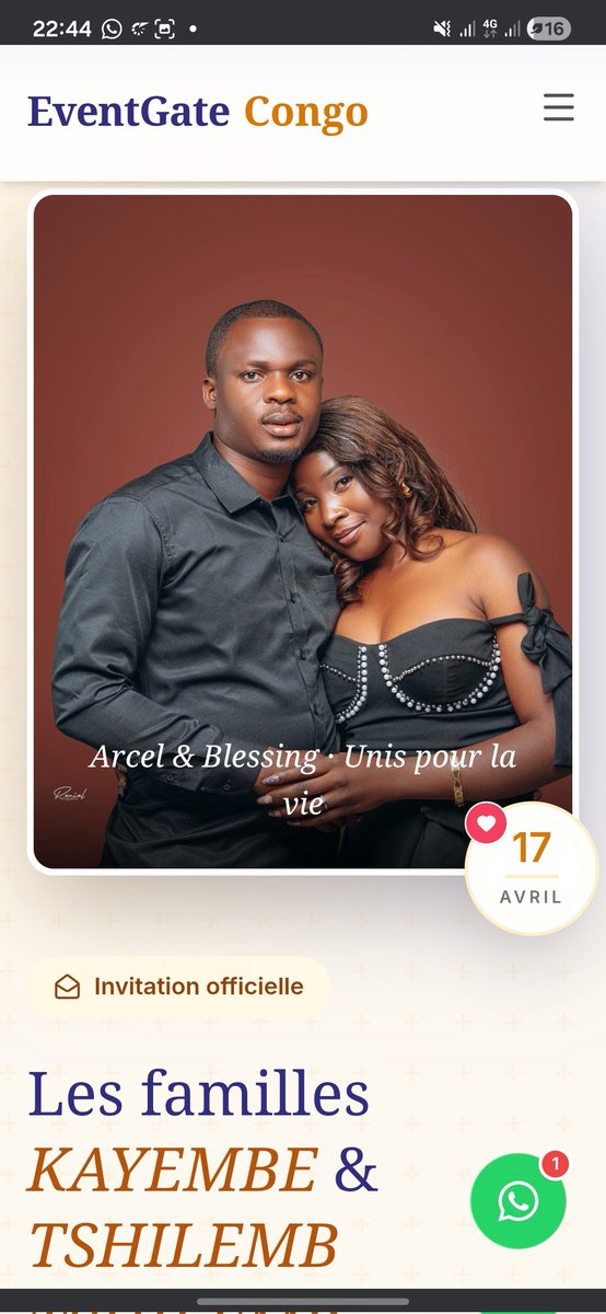 EventGate Congo tweet media