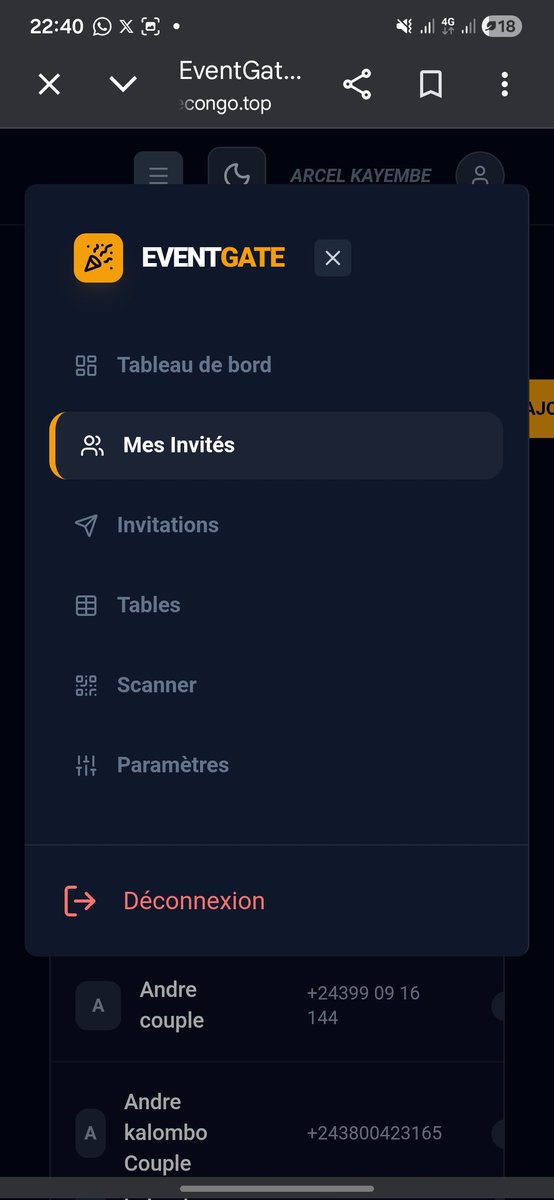EventGate Congo tweet media