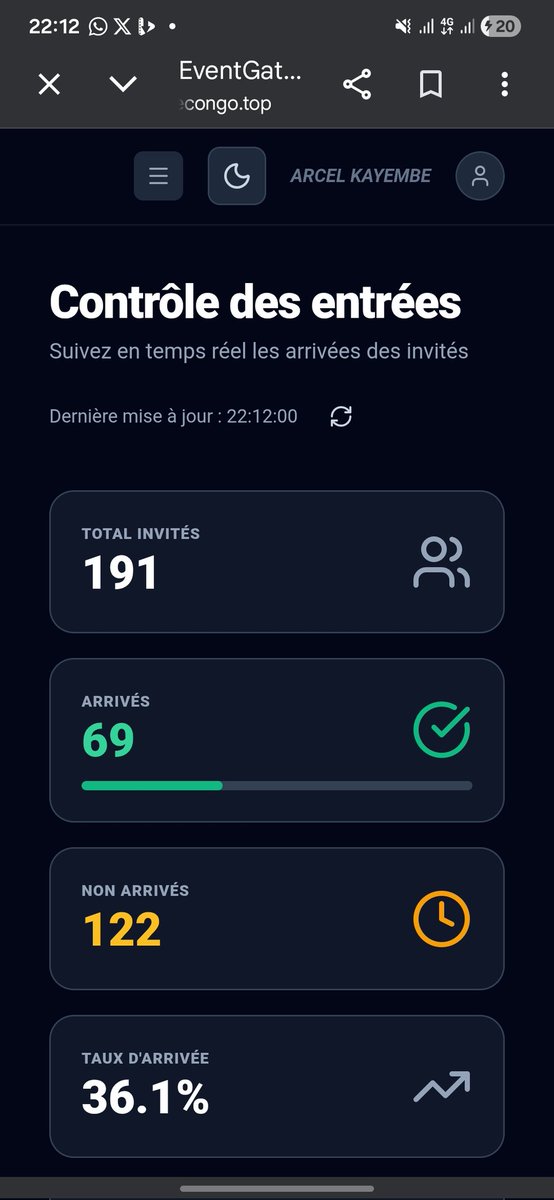 EventGate Congo tweet media