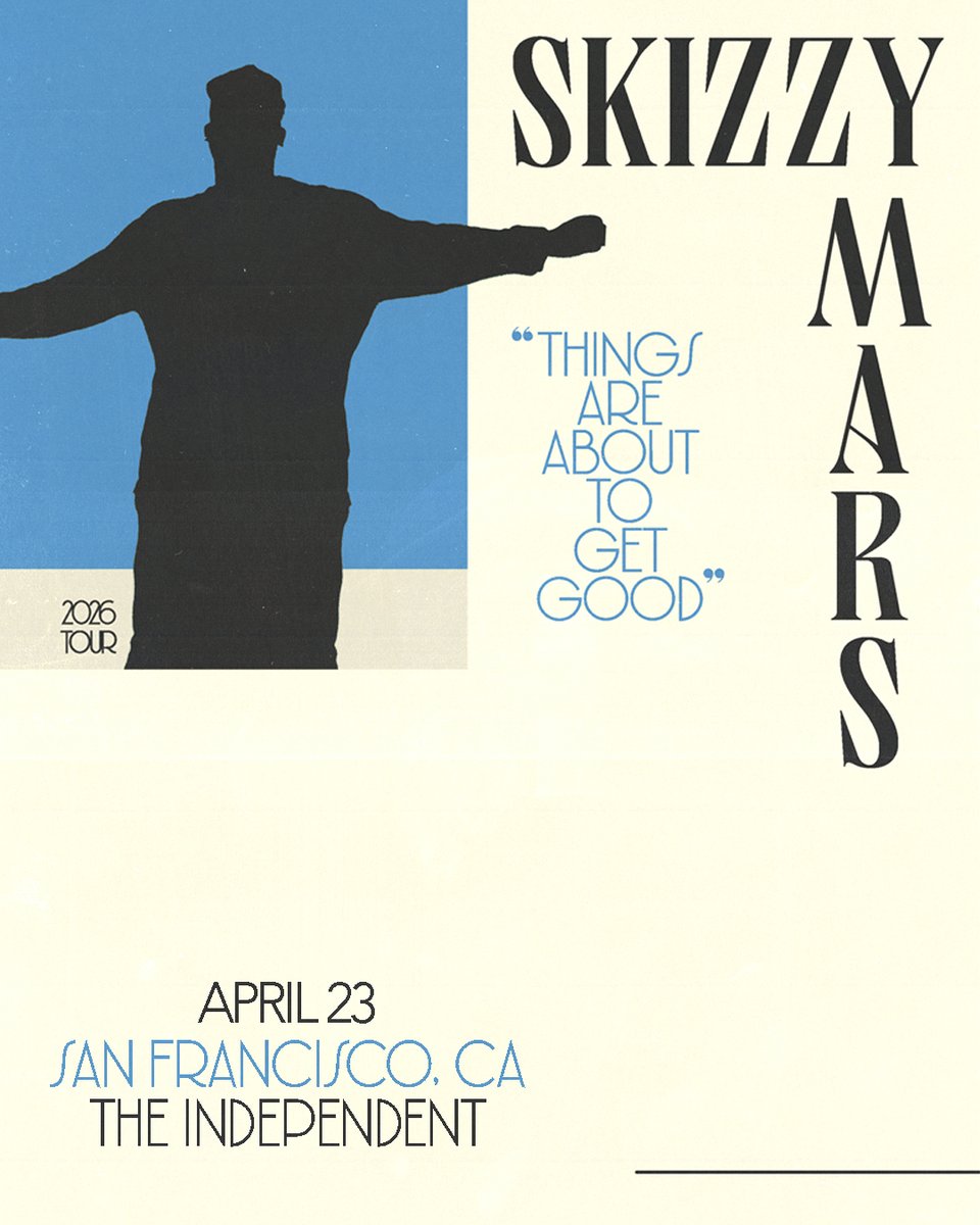 🎙️We have a pair of tickets to see <a href="/SkizzyMars/">skizzius maximus iii</a>, <a href="/devvydub/">Devvy Dub</a> &amp; Yung Delirious on Thursday, April 23rd at <a href="/indysf/">The Independent</a>! Follow us &amp; Retweet for a chance to win!
All-ages show.