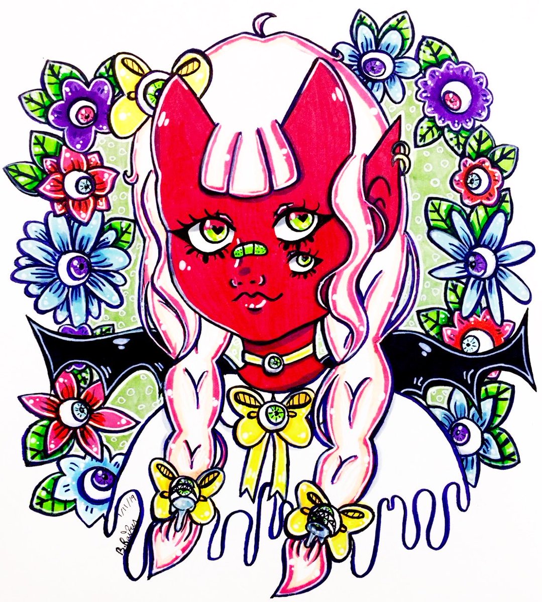 Currently in the waiting of my doctors appointment! Hope everyone is having a good day!Not sure how active I’ll be here today cuz I will likely be more tired after this appointment u.u #art #oc #sketchbookart 
(Art from 2019)
If u would like 2 support me⬇️
throne.com/fairybunniii