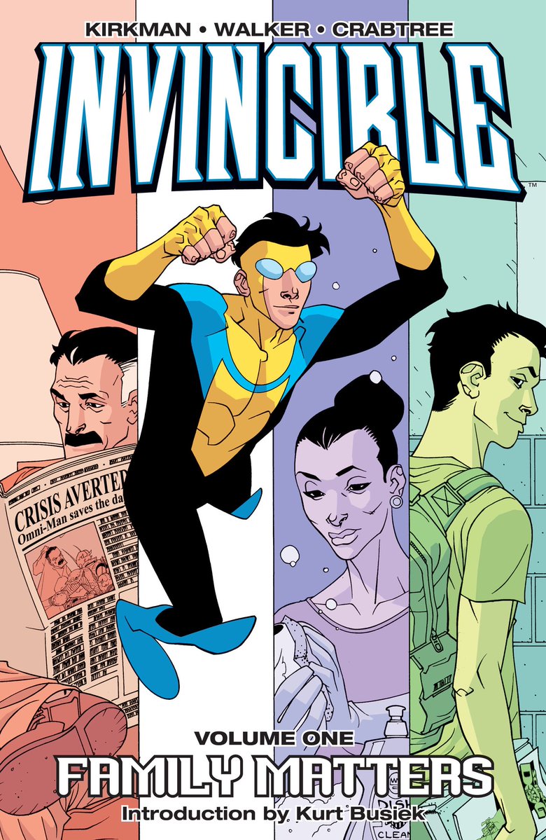 SenpaiDam's tweet image. #NowReading Invincible (2003) by Kirkman/Ottley and Walker 

(2nd read through)

#Invincible