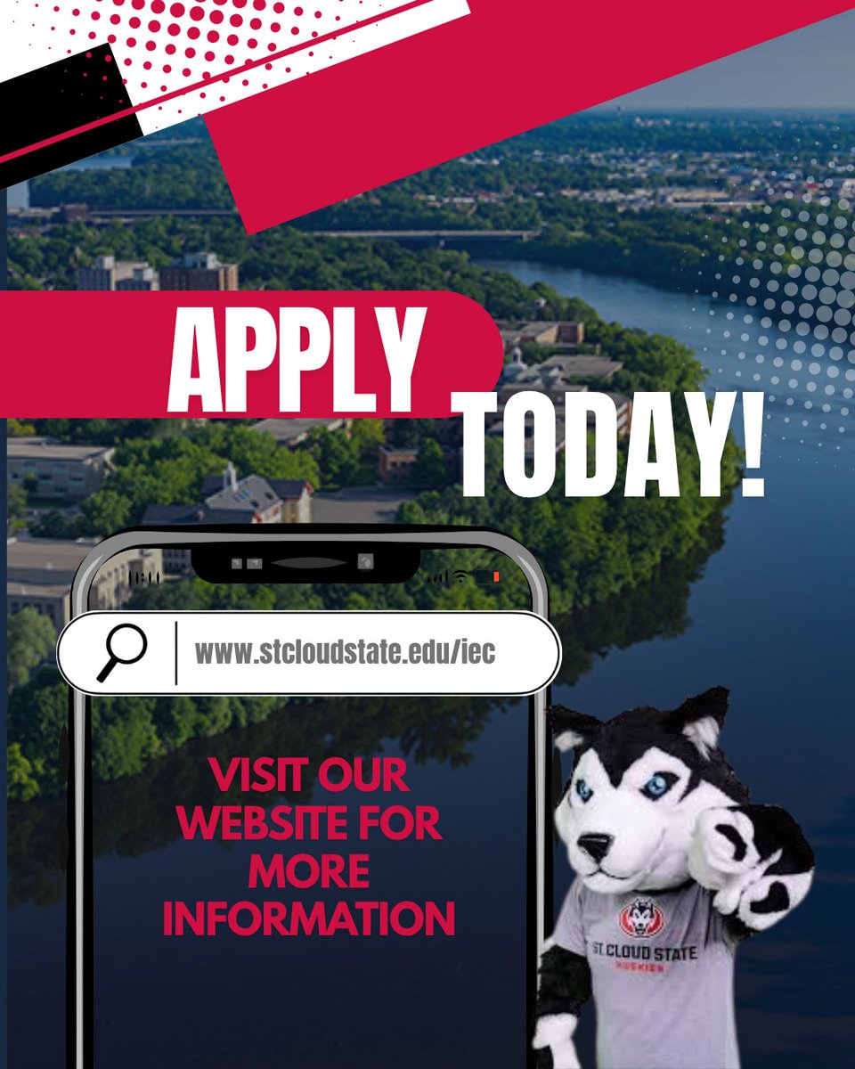 IECatSCSU's tweet photo. Ready to be a Husky? 🐾 Apply today and join the SCSU community! https://t.co/rrJuDaeYfs