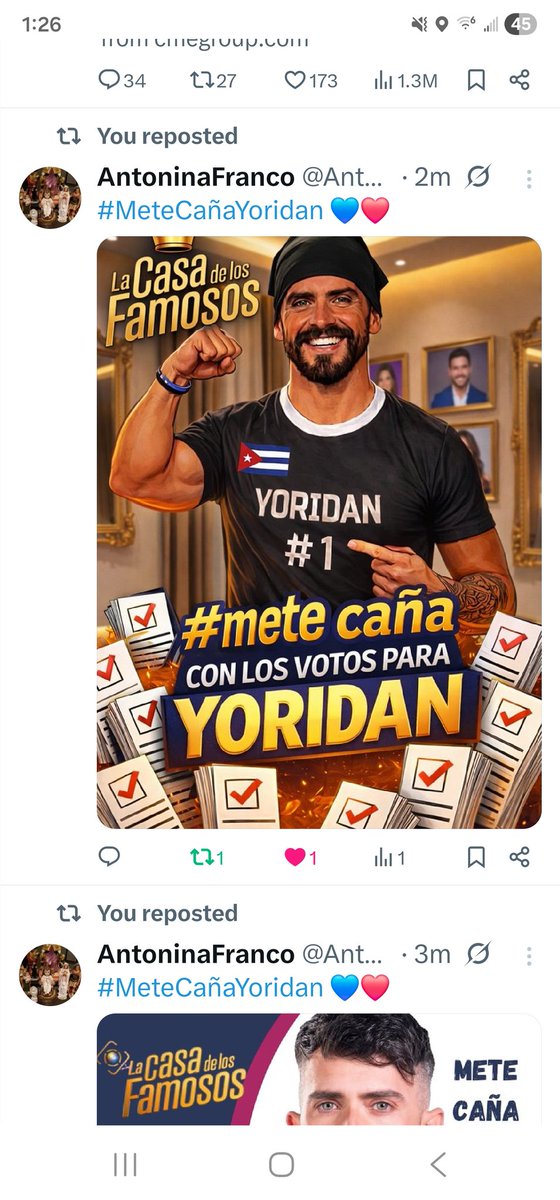 AntoninafrancoG's tweet photo. #metecañayoridan
@LaJefaTLMD https://t.co/ADVfAePTwR