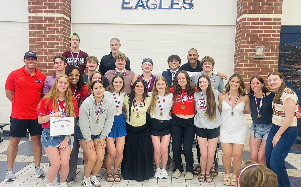 ESASwim's tweet photo. We flew through the water and soared up the podium now we’re closing the book on another great season with a cherry on top!!🍒🦅we had so much fun at our 2026 annual short course awards and ice cream social! Pt. 1 https://t.co/4XQb9lzKj1