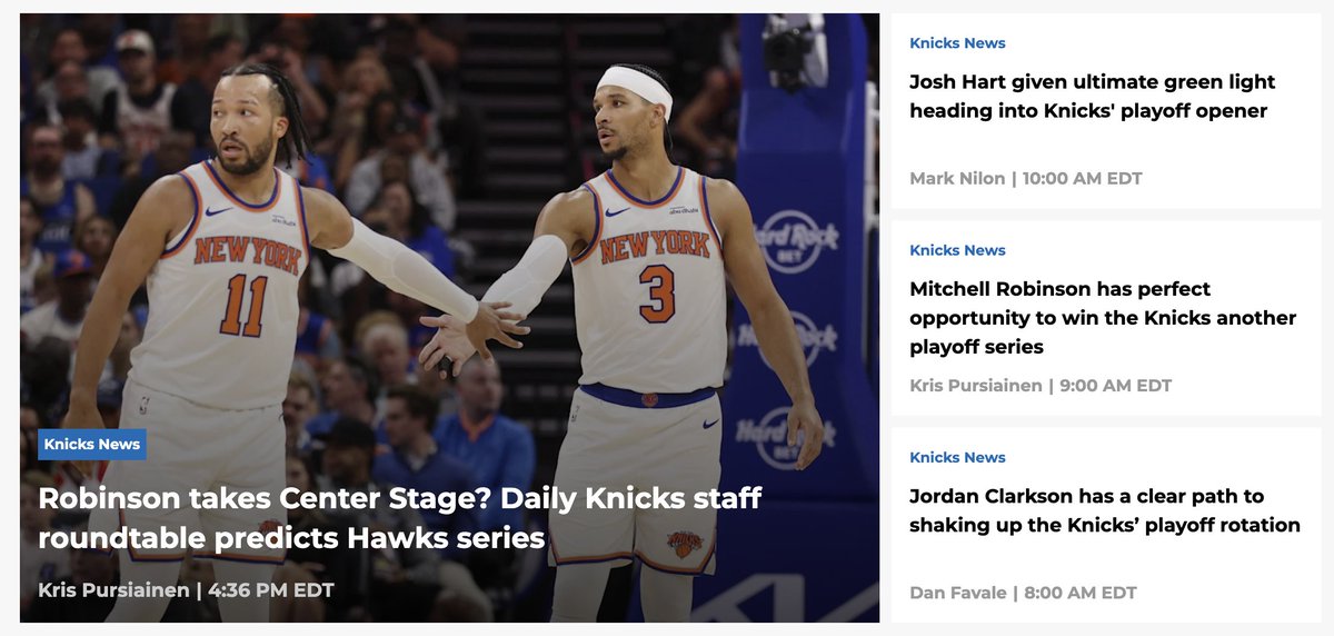 Daily Knicks tweet media